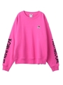 X-GIRL X FRUIT OF THE LOOM SWEAT TOP/ブラック