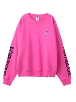 X-GIRL X FRUIT OF THE LOOM SWEAT TOP/ブラック
