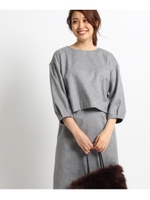 【VERY12月号掲載】シャギーTブラウス/グレー(012)