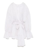 カシュクールタックブラウス/WHTxWHT