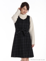 スカラップラップジャンスカ/チェック