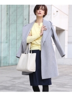 【WEB限定】ツインニット×リボンスカートSET/レモンイエロー(031)