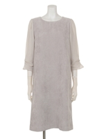 モールヤーンライトサックワンピース/ピンク