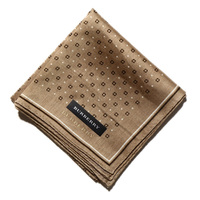 2014/15AW 新作 新品 バーバリー ハンカチ 34170  ベージュ メンズ モノグラム柄