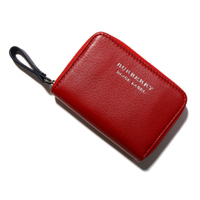 2014AW 新作 新品 バーバリーブラックレーベル キーホルダー 小銭入れ 31742 レッド系 メンズ