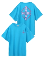 CROSS LOGO S/S BIG TEE/ライトブルー