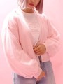 WC/チュールドッキングカーディガン