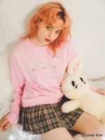 WC|【Esther Kimコラボ】フェイスプリントスウェット