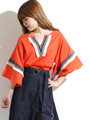 WEGO/エスニックテープブラウス