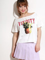 WEGO/トロピカルオフショルTシャツ