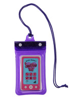 WEGO/ラメクリアスマホポーチ