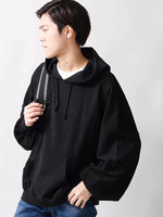 WEGO/ワイドスリーブビッグプルパーカー