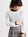 WEGO/透かし編みミニワンピース