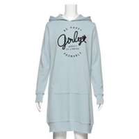 【50%OFF】ロゴ入り裏毛パーカーワンピース