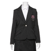 【50%OFF】ブローチつきストライプジャケット