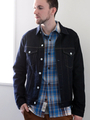 【Made in Japan】NEW PENCIL FIT DENIM JACKET/ストレッチデニムジャケット