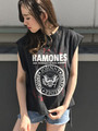 リメイクバンドTシャツ リメイク     