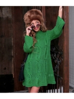 【anap mimpi】ざっくりニットワンピース/ベージュ(005)