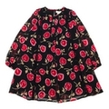 【50%OFF】【ガールズ向け】バラ柄ワンピース