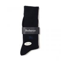 【新品】 くつ下 25〜27 バーバリーズ 52767 Burberrys ネイビー系 メンズ