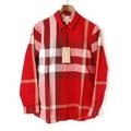 【新品】 オフセットチェック カジュアル 長袖シャツ サイズXS XS バーバリーロンドン y-001277 BURBERRY LONDON ピンク メンズ
