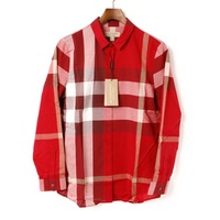 【新品】 オフセットチェック カジュアル 長袖シャツ サイズXS XS バーバリーロンドン y-001277 BURBERRY LONDON ピンク メンズ