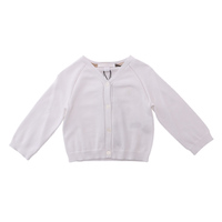 【新品】 カーディガン 12M(80cm) バーバリーロンドン 47571 BURBERRY LONDON ホワイト系 ガールズ