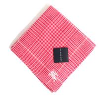 【新品】 ガーゼタオルハンカチ　チェック  バーバリーロンドン 67414 BURBERRY LONDON ピンク レディース