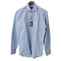 【新品】 シャツ 39 バーバリーブラックレーベル 48018 BURBERRY BLACK LABEL ブルー系 メンズ