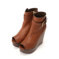 【新品】 ショートブーツ 4 , [ヒール]12cm , [筒長さ]11cm バーバリーブルーレーベル 47209 BURBERRY BLUE LABEL ブラック系 レディース