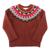 【新品】 セーター 6Y バーバリー 46980 BURBERRY ブラウン系 ボーイズ