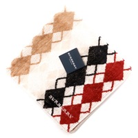 【新品】 タオルハンカチ  バーバリー 59686 BURBERRY ベージュ系 レディース