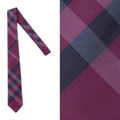 【新品】 チェックネクタイ（チェック）  バーバリーロンドン 55438 BURBERRY LONDON パープル系 メンズ