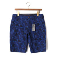 【新品】 ハーフパンツ 76 バーバリーブラックレーベル 48884 BURBERRY BLACK LABEL ネイビー系 メンズ