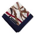 【新品】 ハンカチ  バーバリー 58034 BURBERRY ネイビー系 メンズ