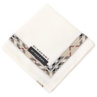 【新品】 ハンカチ  バーバリー 60172 BURBERRY ホワイト系 レディース