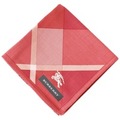 【新品】 ハンカチ  バーバリー 60285 BURBERRY レッド系 レディース