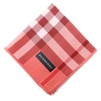 【新品】 ハンカチ  バーバリー 61274 BURBERRY レッド レディース