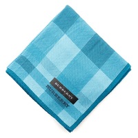 【新品】 ハンカチ  バーバリー 61318 BURBERRY ブルー レディース