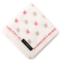 【新品】 ハンカチ  バーバリー 61553 BURBERRY ホワイト系 レディース