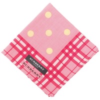 【新品】 ハンカチ  バーバリーロンドン 60340 BURBERRY LONDON ピンク系 レディース