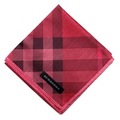 【新品】 ハンカチ  バーバリーロンドン 64219 BURBERRY LONDON ワイン レディース