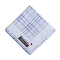 【新品】 ハンカチ チェック  バーバリー 71560 BURBERRY ブルー メンズ