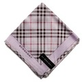 【新品】 ハンカチ 大判 バーバリーロンドン 64243 BURBERRY LONDON パープル レディース