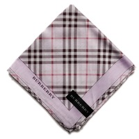 【新品】 ハンカチ 大判 バーバリーロンドン 64243 BURBERRY LONDON パープル レディース