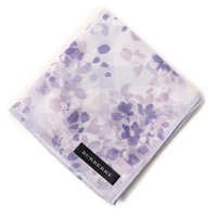 【新品】 ハンカチ 大判サイズ バーバリーロンドン 59309 BURBERRY LONDON パープル系 レディース