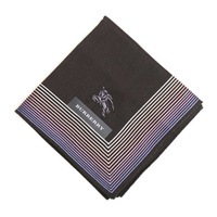 【新品】 ハンカチ 無地  バーバリー 71577 BURBERRY ブラック メンズ