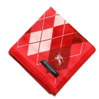 【新品】 ハンカチ　アーガール  バーバリーロンドン 68971 BURBERRY LONDON レッド レディース