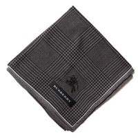 【新品】 ハンカチ　チェック  バーバリーロンドン 68755 BURBERRY LONDON グレー レディース