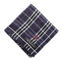 【新品】 ハンカチ　チェック  バーバリーロンドン 69094 BURBERRY LONDON ネイビー レディース